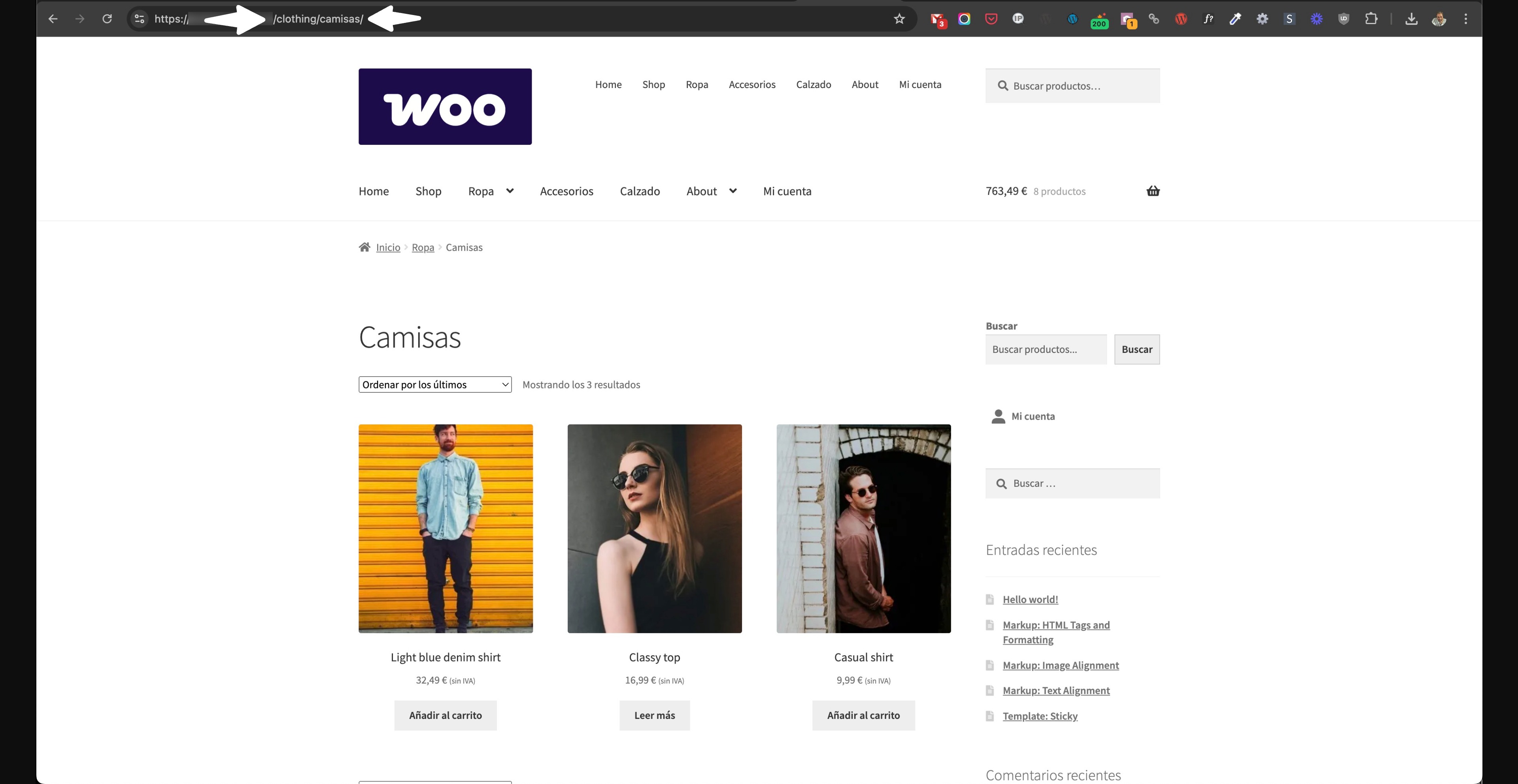 sin categoria producto en slug url woocommerce