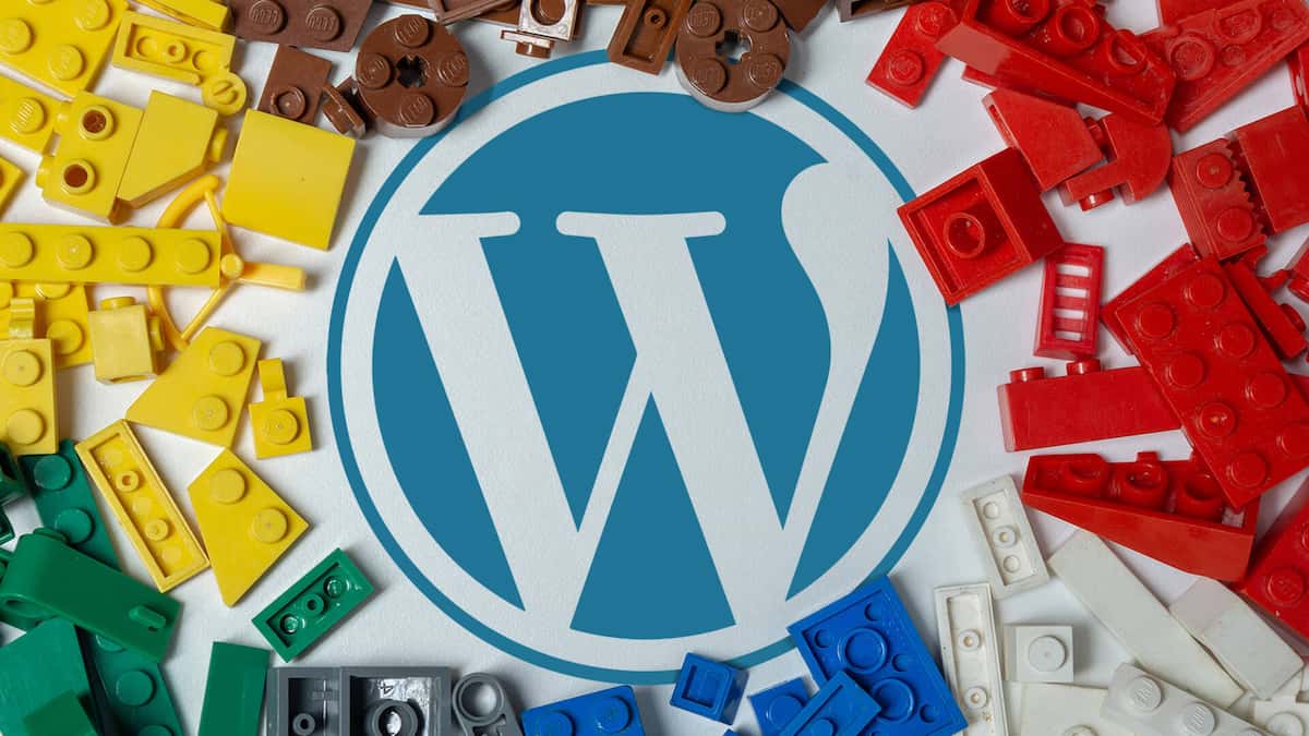 wordpress logo bloques lego