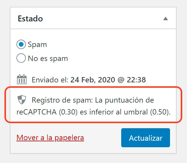 flamingo informe spam