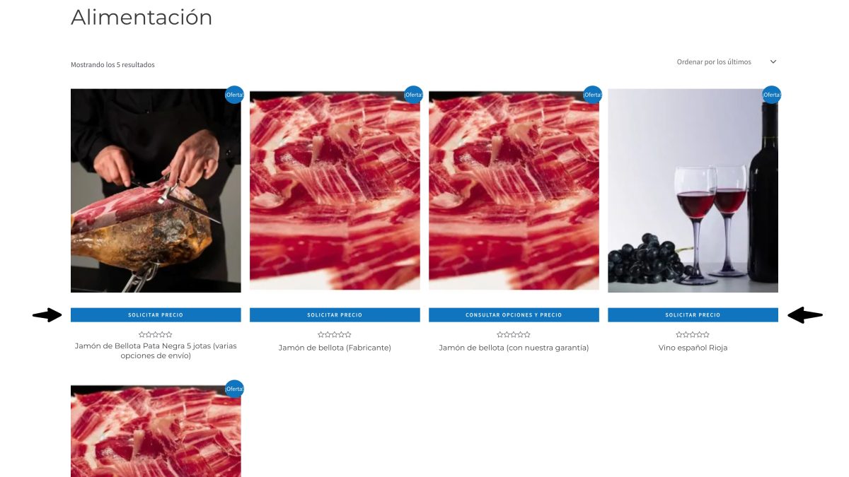 tienda woocommerce sin precios modo catalogo personalizado