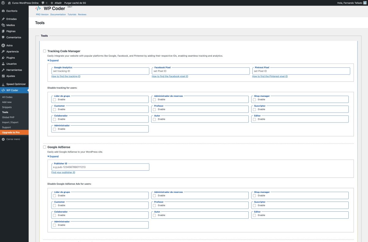 wp coder version 3 6 1 curso wordpress online — wordpress 22 01 2025 17 15 (1)