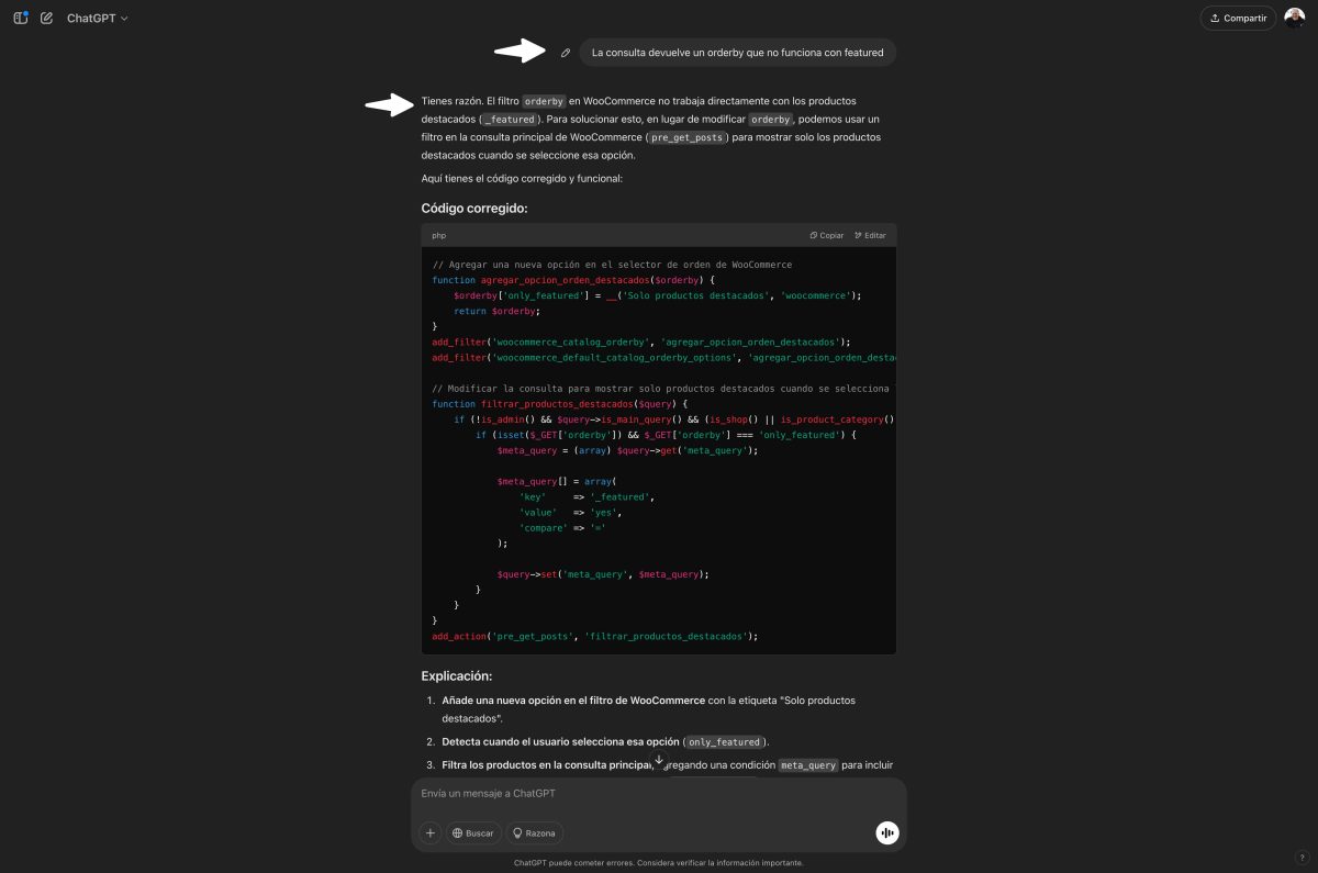 añadir filtro productos destacados corregido