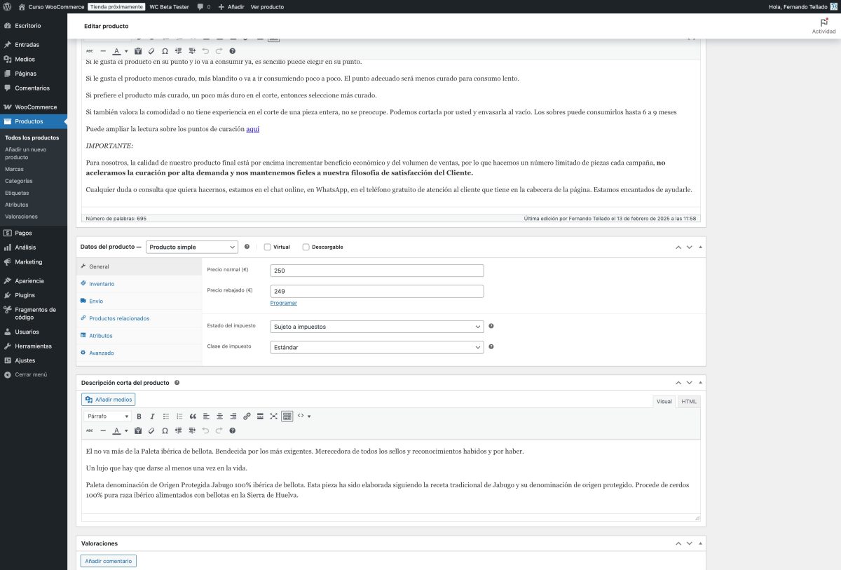 editor clasico sin botones en barra lateral