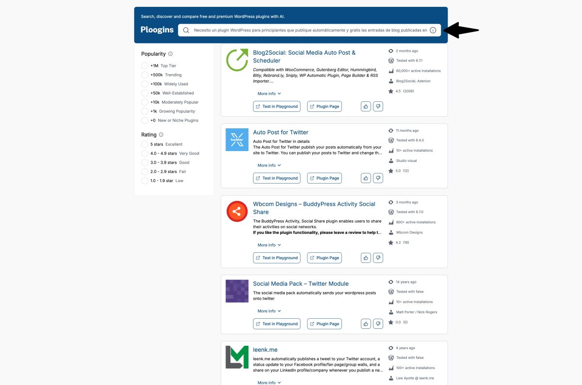 ploogins cutting edge ai driven wordpress plugin advisor 20 02 2025 12 46