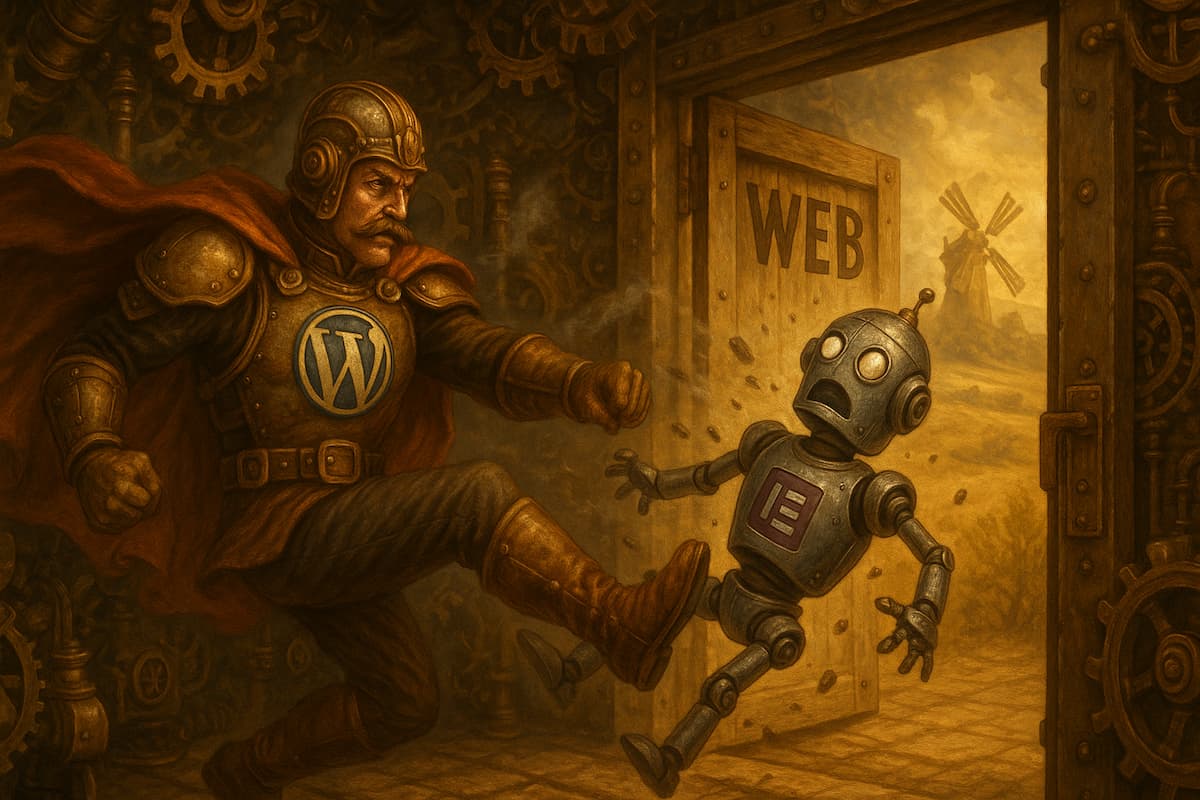 wordpress desactivar ia elementor steampunk