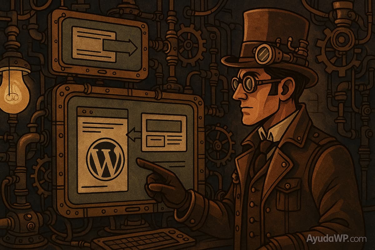 view transitions transiciones de vista wordpress ayudawp steampunk