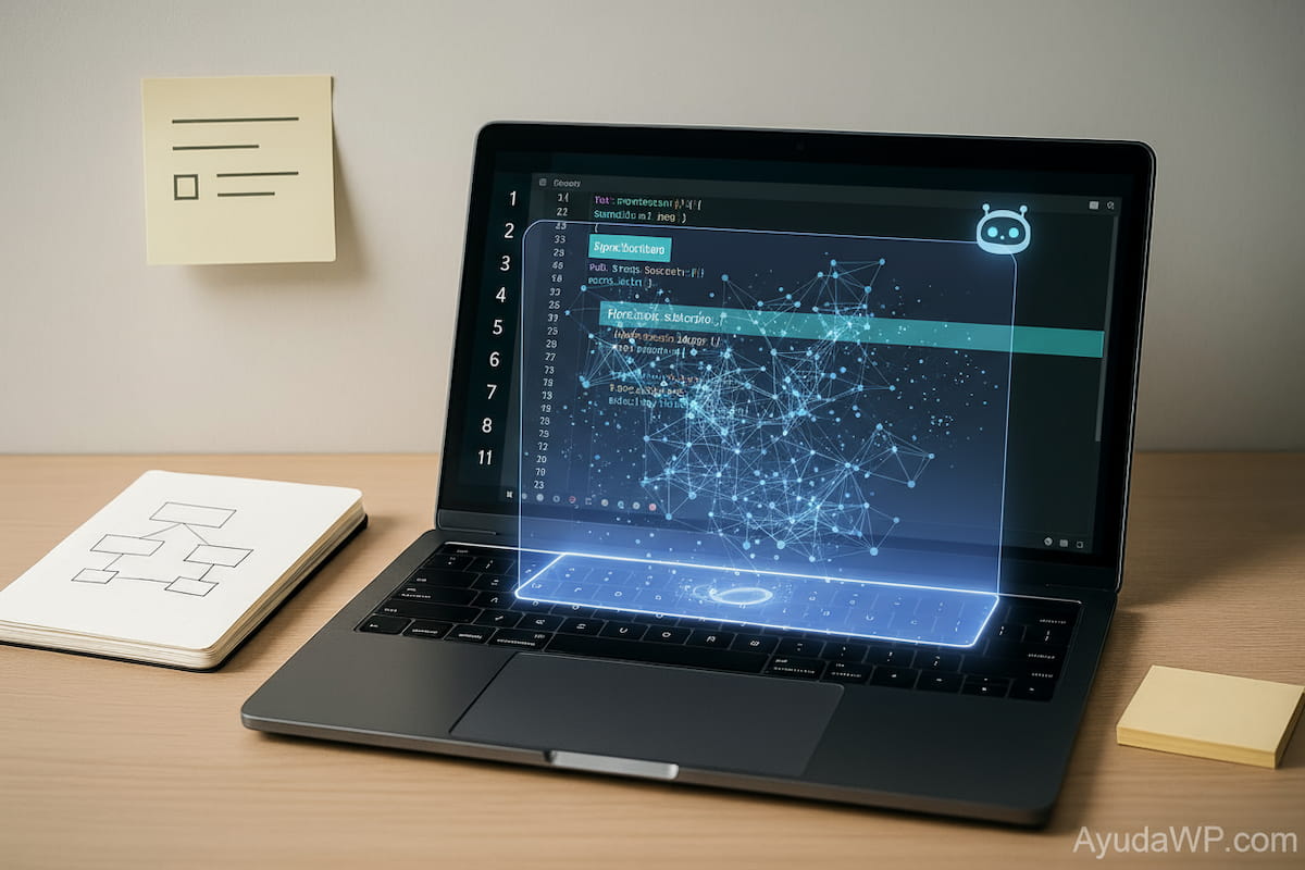 escritorio programador ia