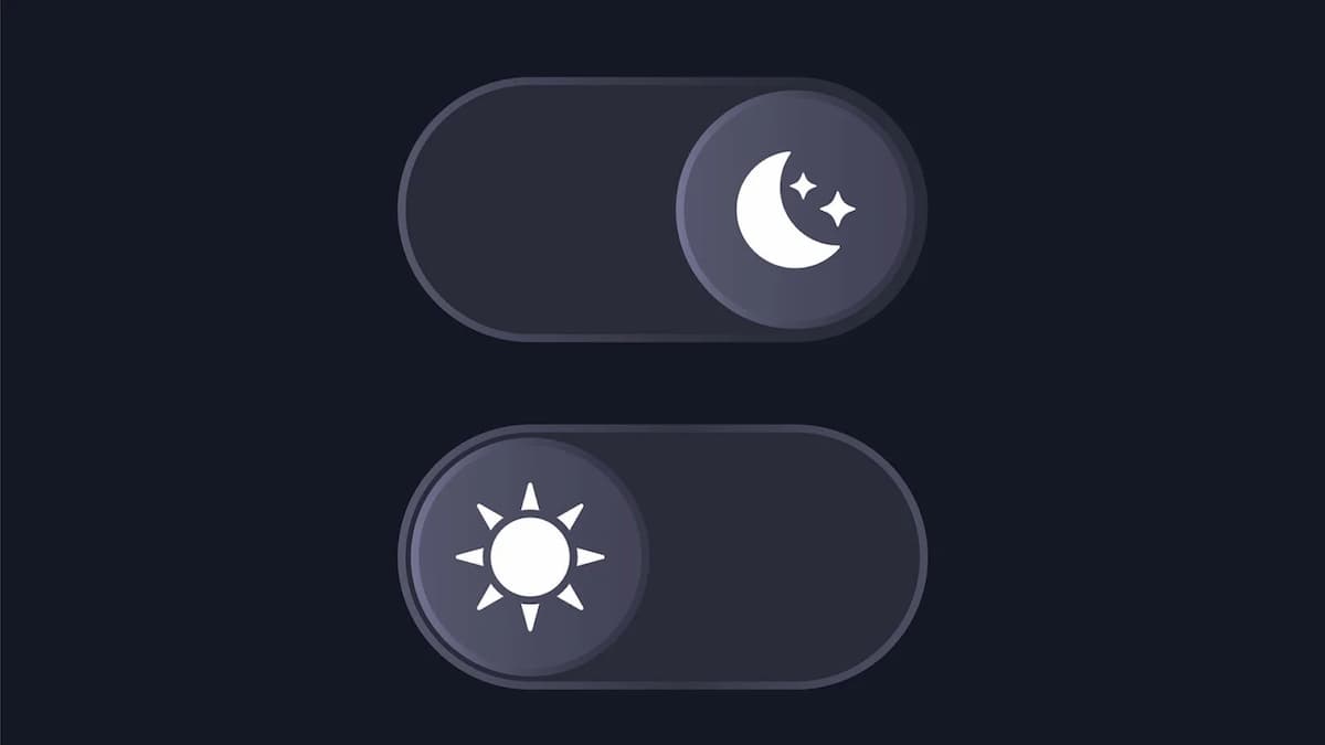 modo oscuro selector
