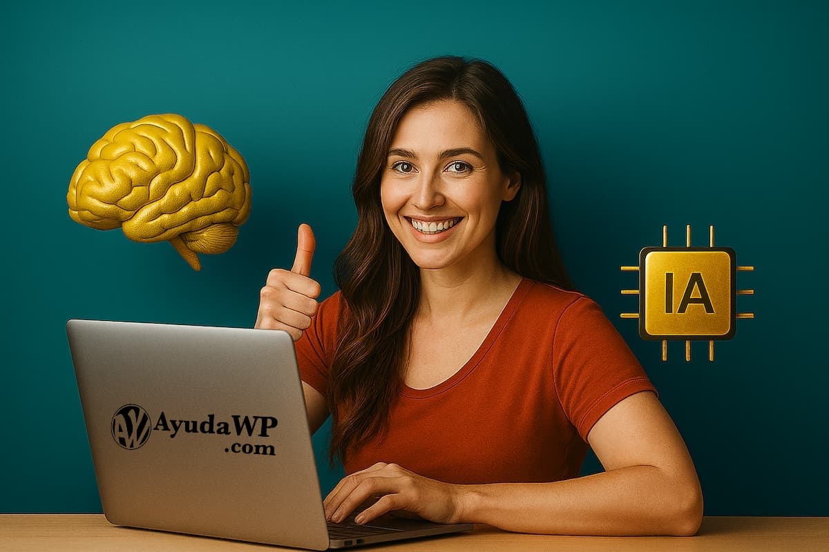 chica usando ia y su cerebro