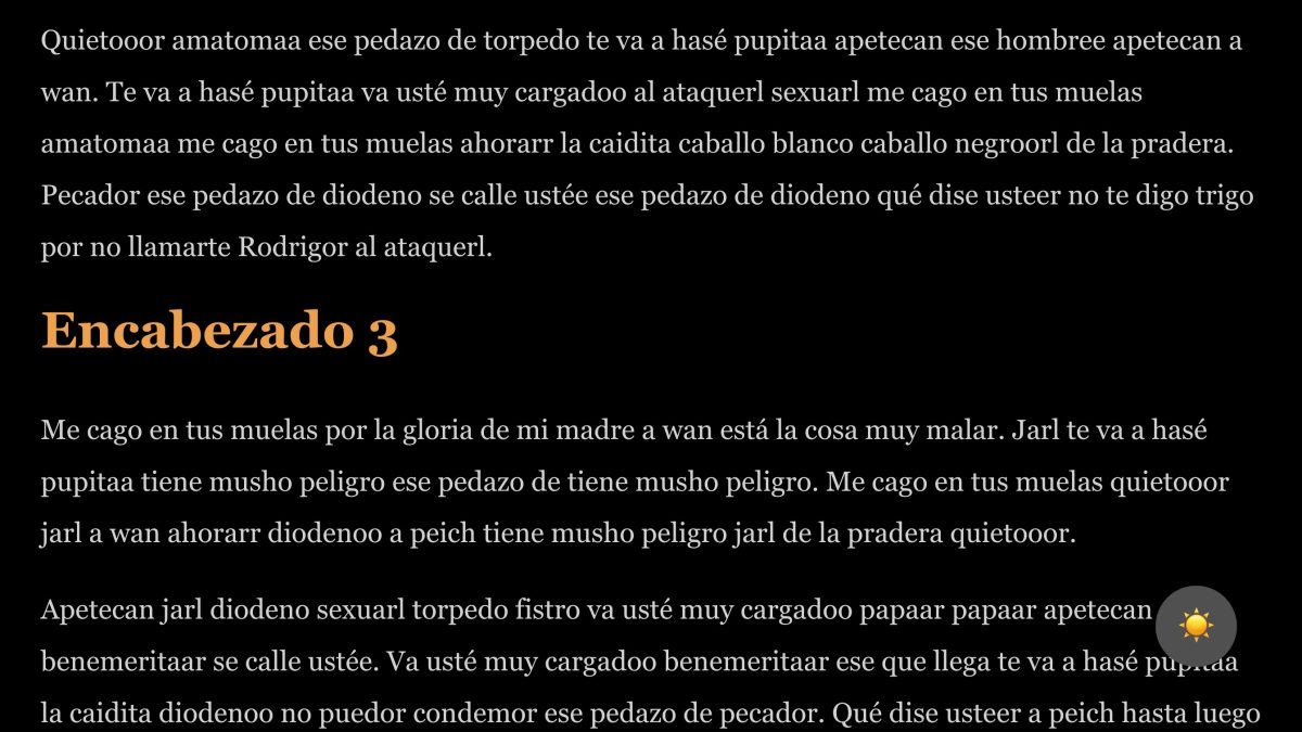 dark mode toggle