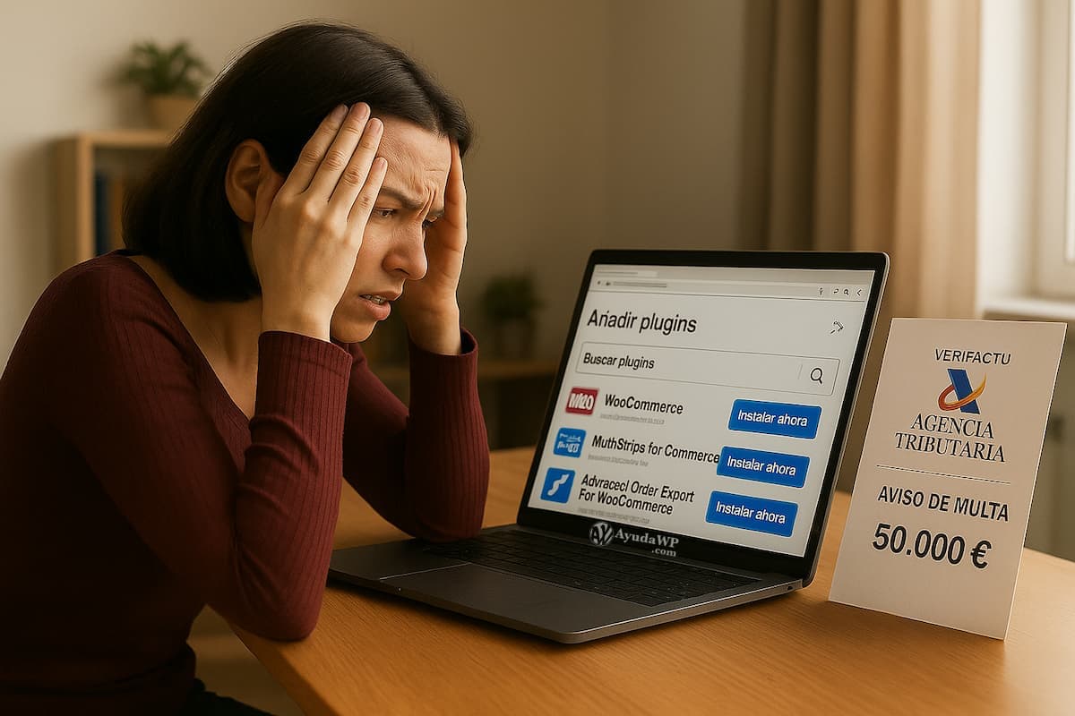 multa agencia tributaria woocommerce verifactu