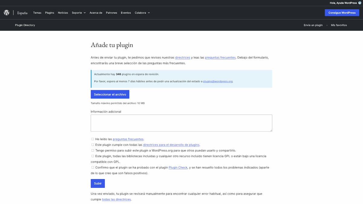 add your plugin wordpress org
