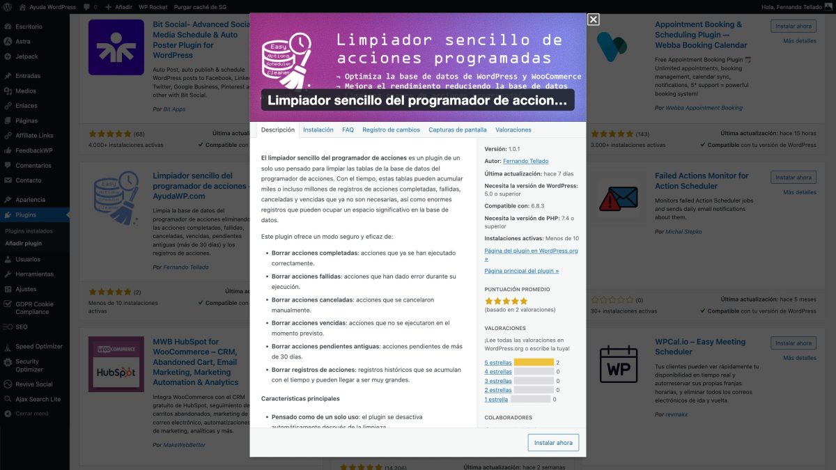 buscador plugins wordpress
