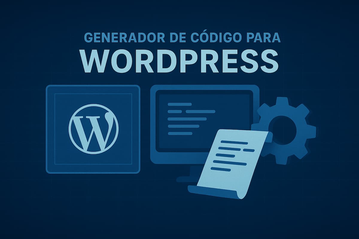 generador de codigo para wordpress