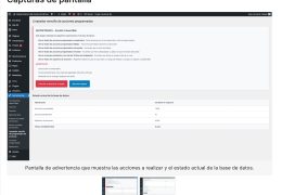 screenshots plugin wordpress idiomas