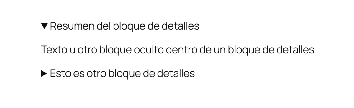 bloque detalles wordpress