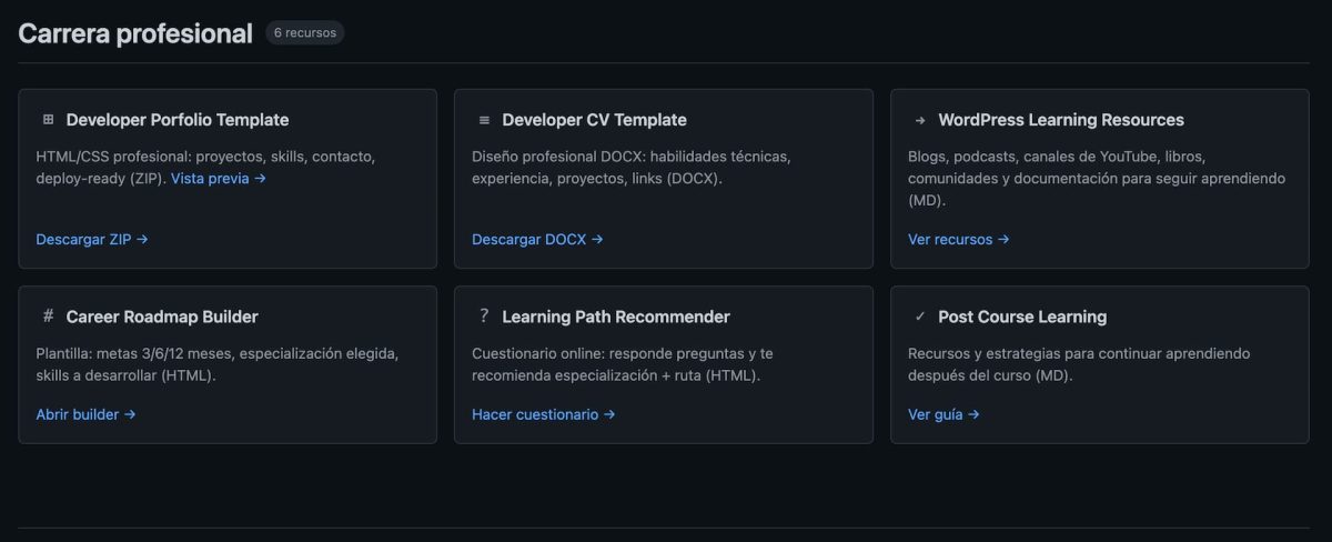 herramientas del curso wordpress avanzado ayudawp 6