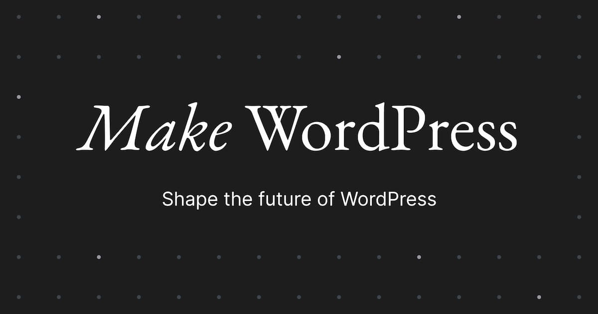 make wordpress