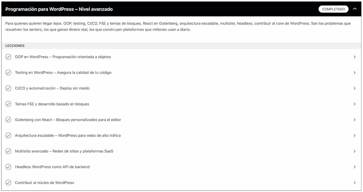 modulo 3 curso programacion wordpress