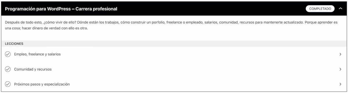 modulo extra curso programacion wordpress