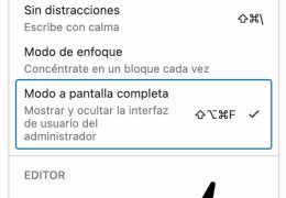 panel buscar reemplazar editor bloques wordpress