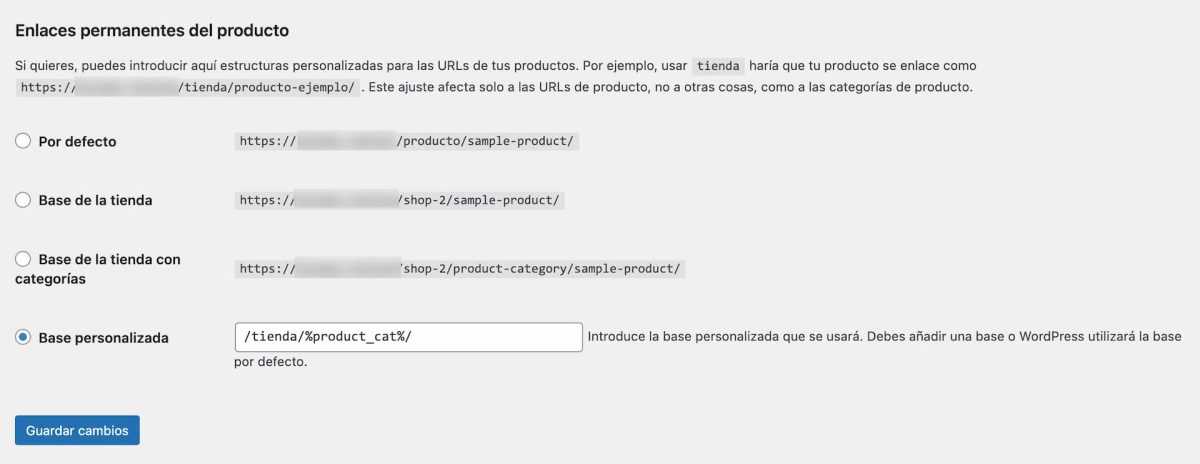 permalinks woocommerce categoria