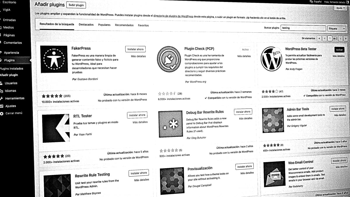 plugins desarrollo wordpress