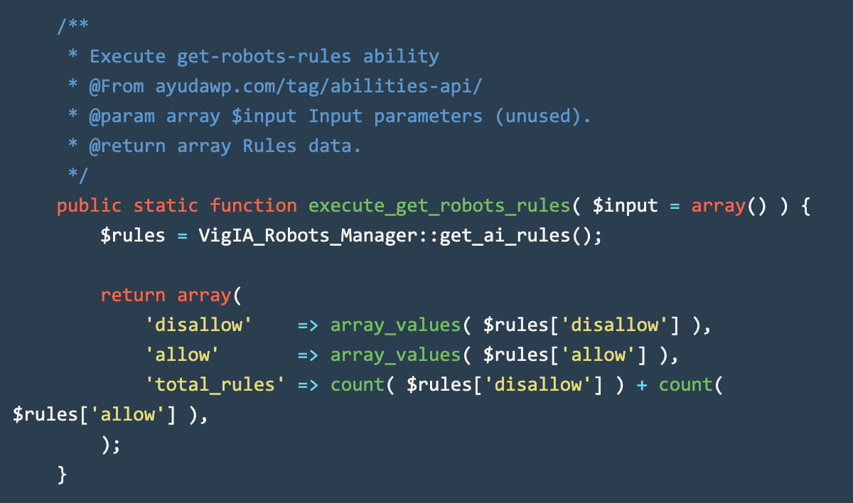 registrar abilities api
