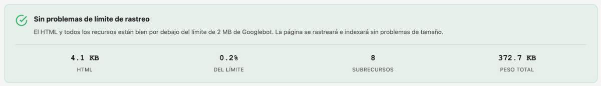 analizador limites rastreo google bot veredicto final