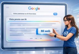 posicionar ai overviews google vista previa con ia