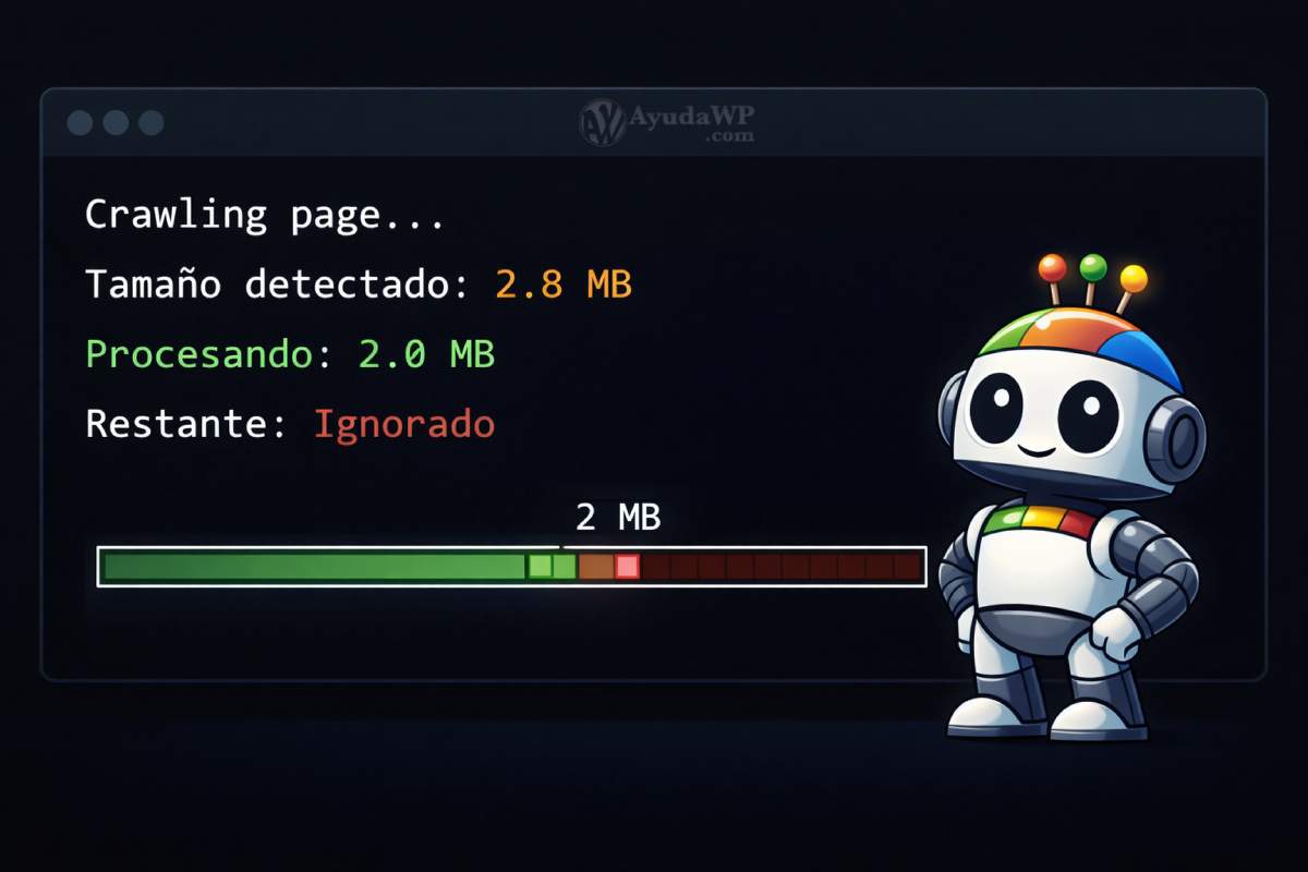 googlebot ignorando pagina limite 2 mb