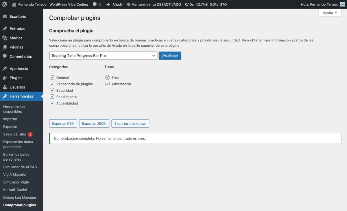 pcp plugin vibe coding v1 sin errores