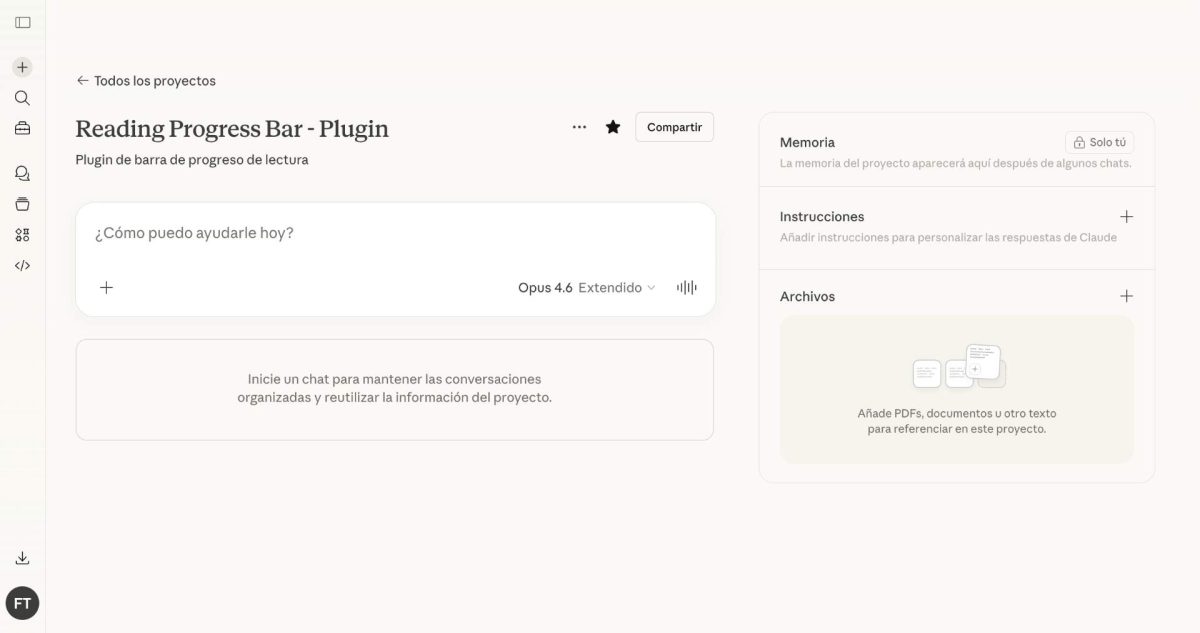 proyecto plugin reading bar progress