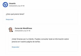 respuesta automatica wordpress basada en palabras clave