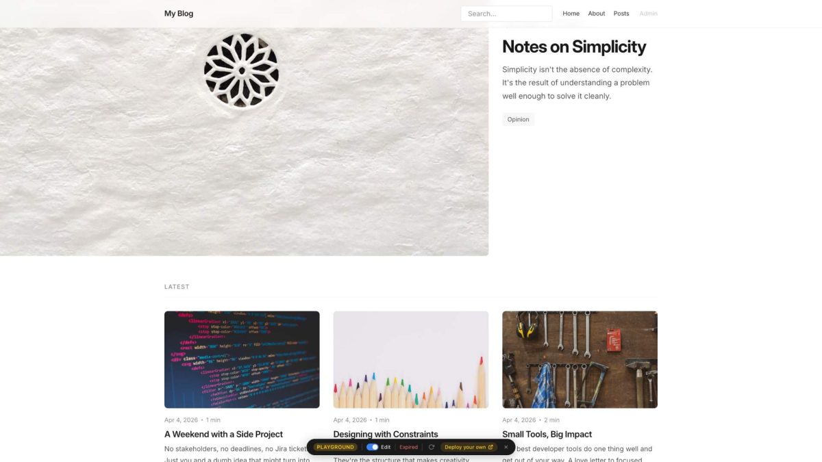 emdash web