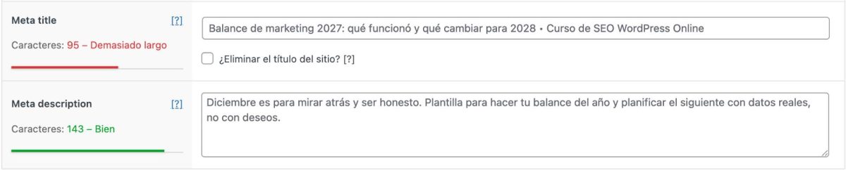 rewrite metas title description plugin seo framwork