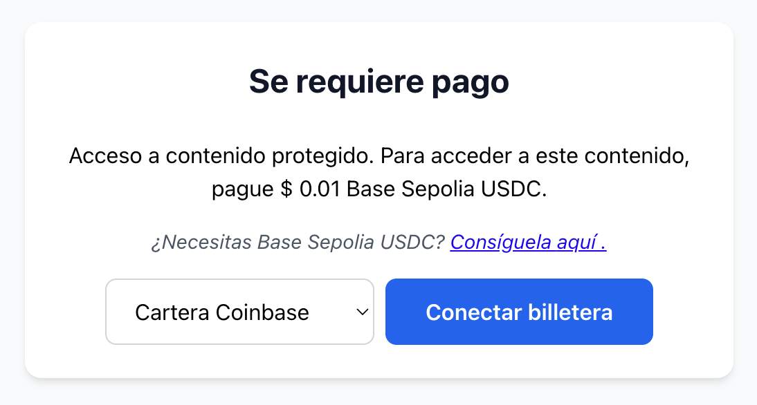 se requiere pago x402
