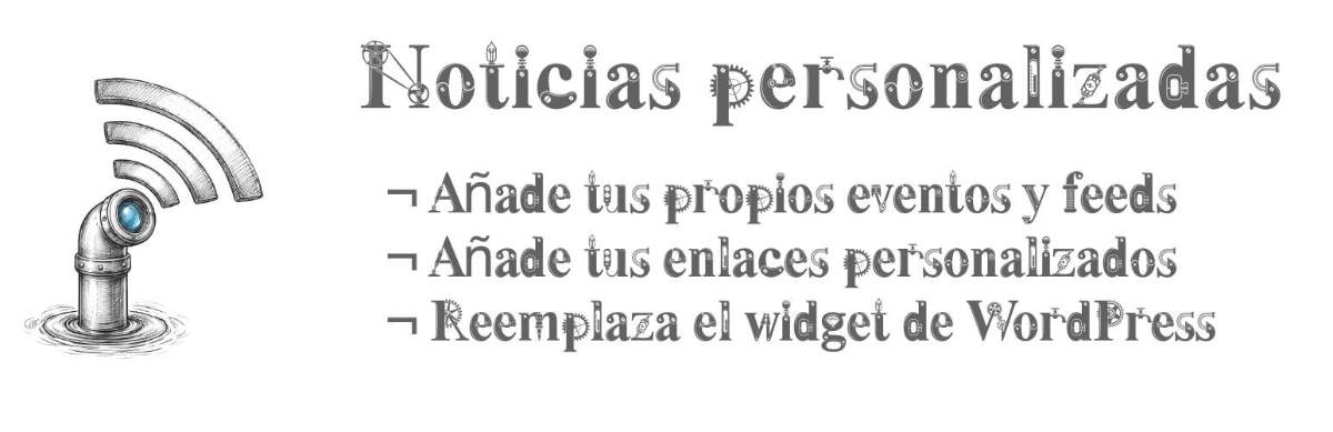 widget escritorio noticias personalizadas wordpress