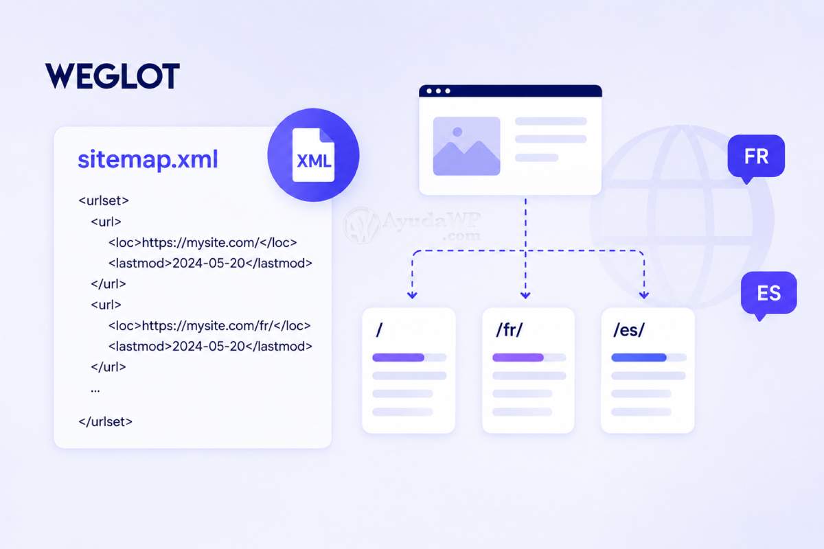¿Tiene mapas del sitio multilenguaje Weglot? ¿se pueden integrar con plugins SEO