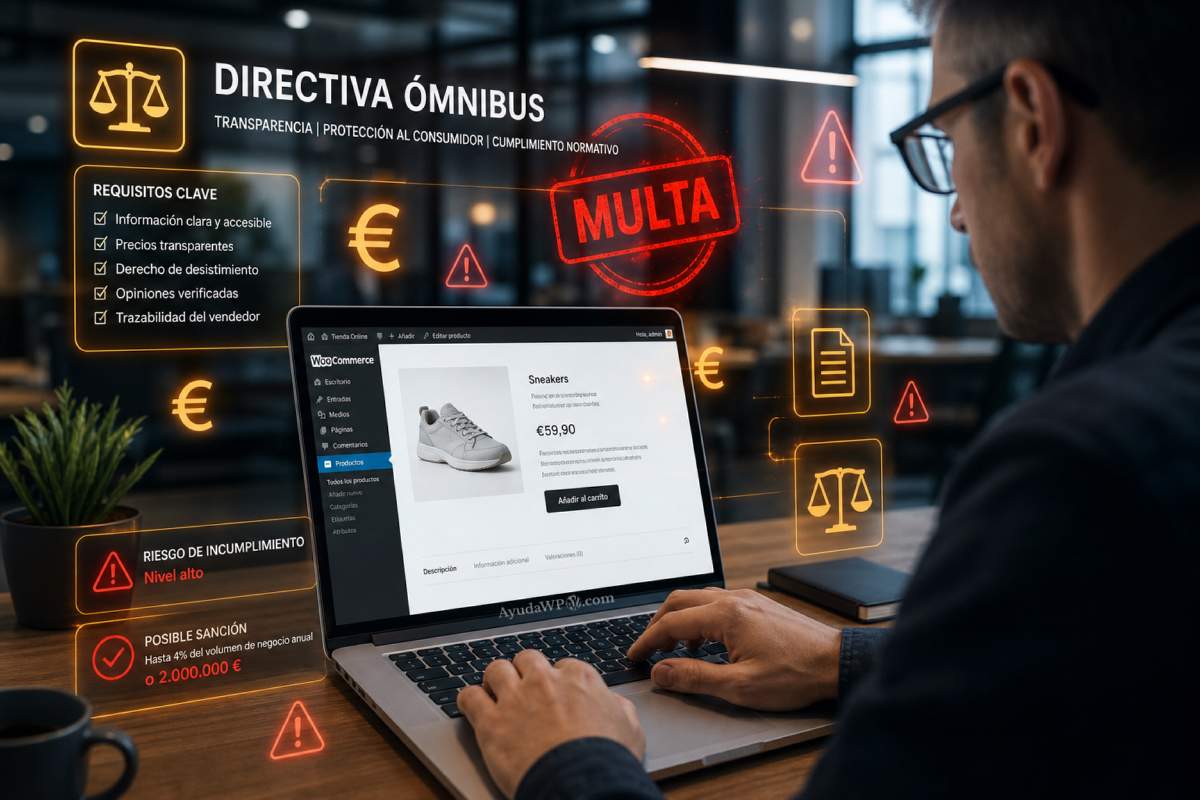 Directiva Ómnibus en tiendas WordPress con WooCommerce
