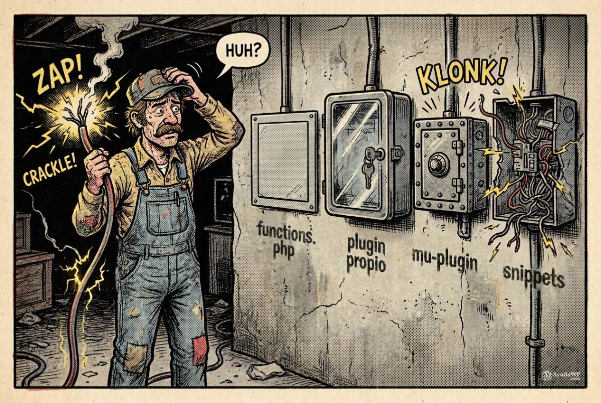 ¿Plugin, functions.php, plugin de snippets o mu plugin? ¿dónde meto ese código en WordPress?